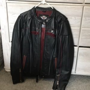 Harley Davidson Black Leather Jacket